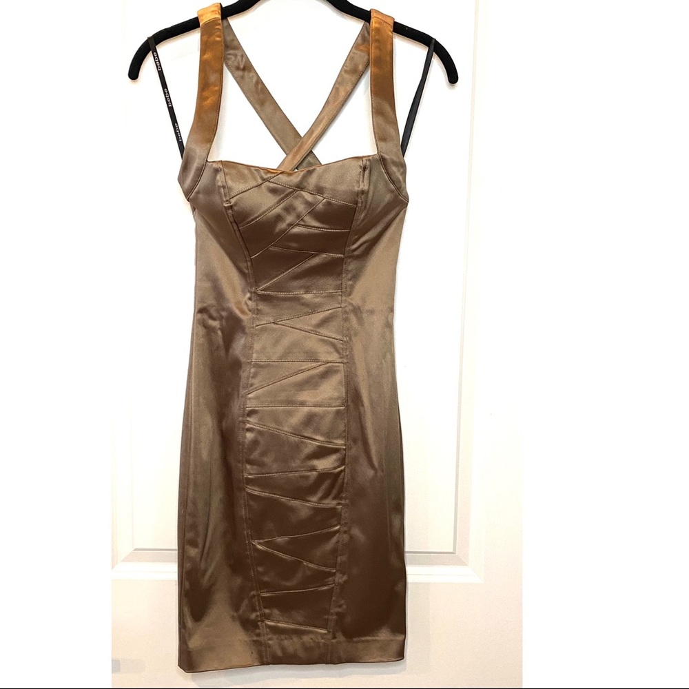 Bebe Bronze Dress 🤎